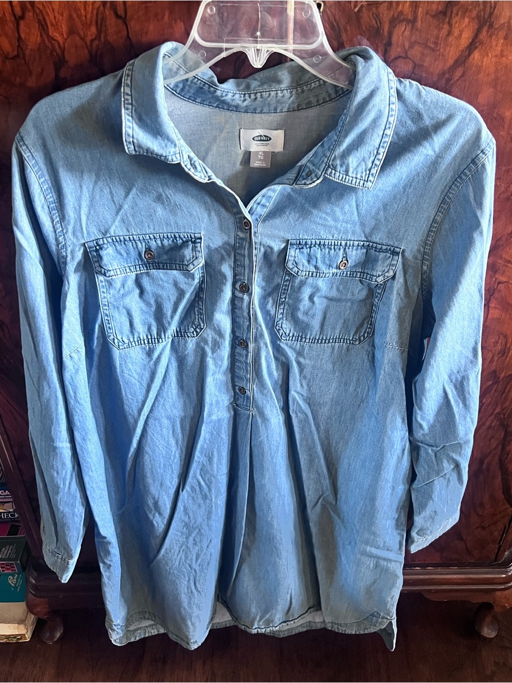 Old NavyLight Wash Denim dress - Casual Tunic